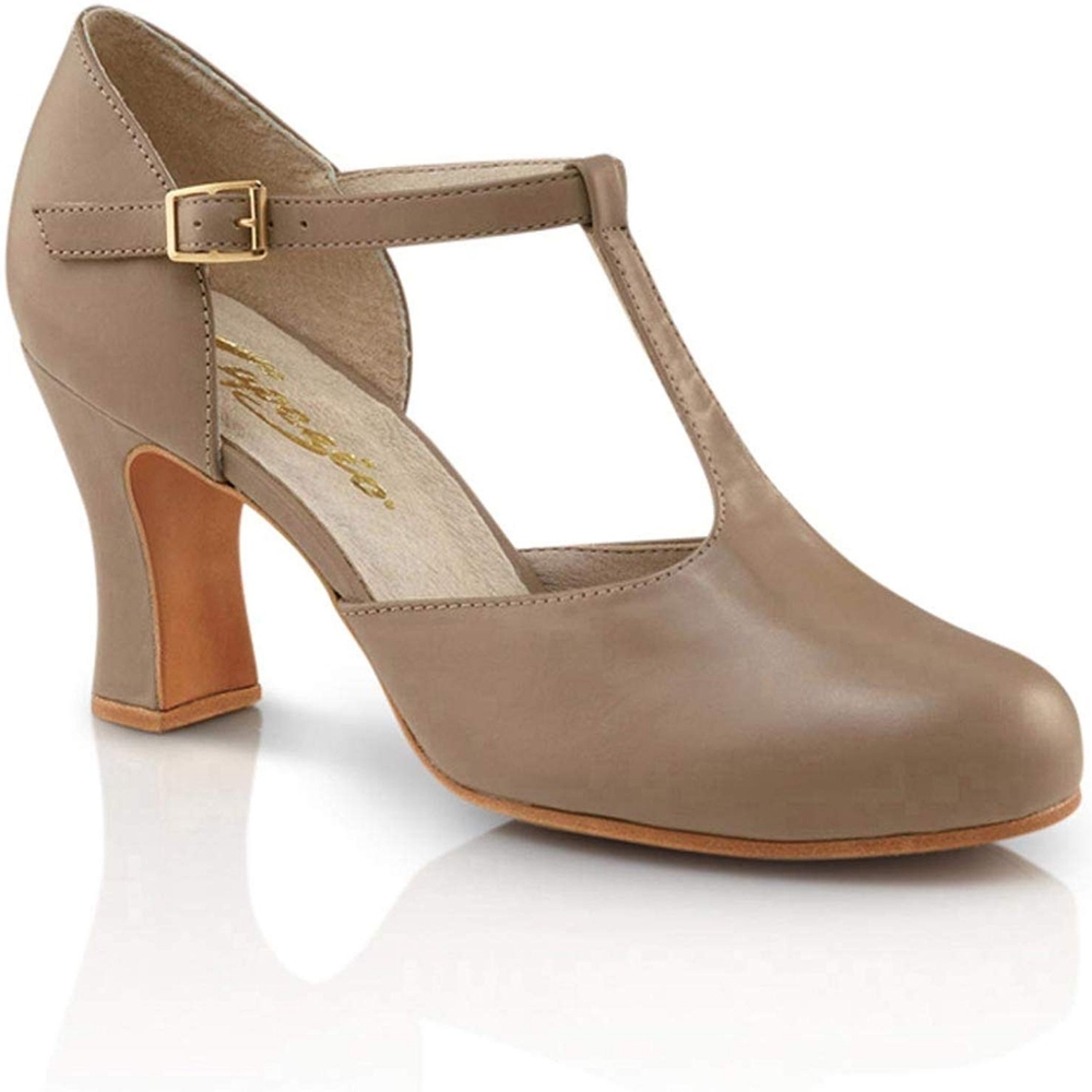Capezio Adult Chorus T-Strap Character Shoe